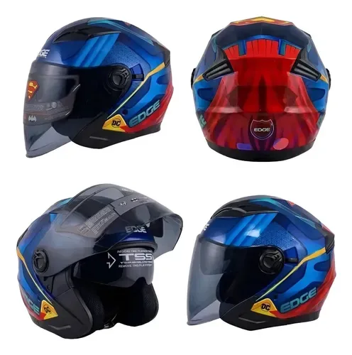 Casco Edge Jaguar Versión Superman