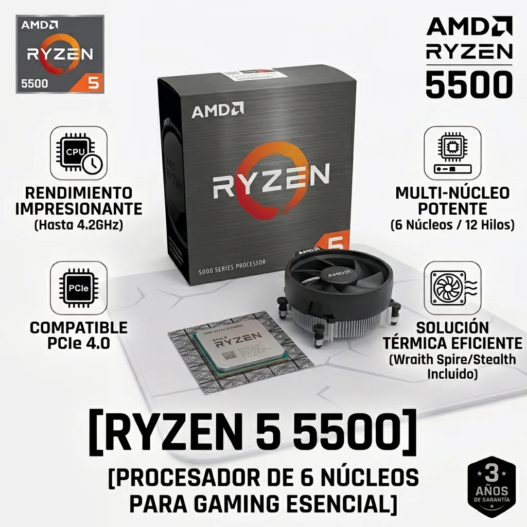 Procesador AMD Ryzen 5 5500