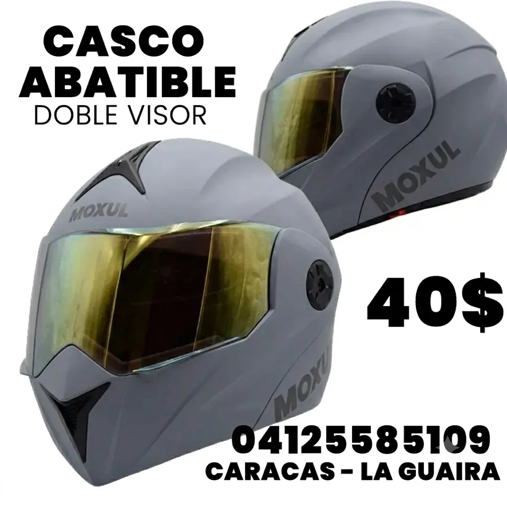 casco abatible moxul GRIS XL