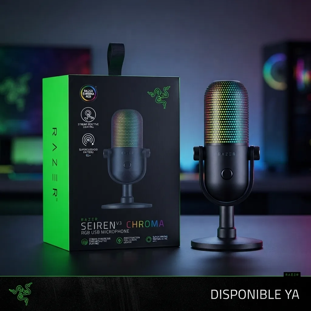 Microfono Razer Seiren V3 Chroma Rgb