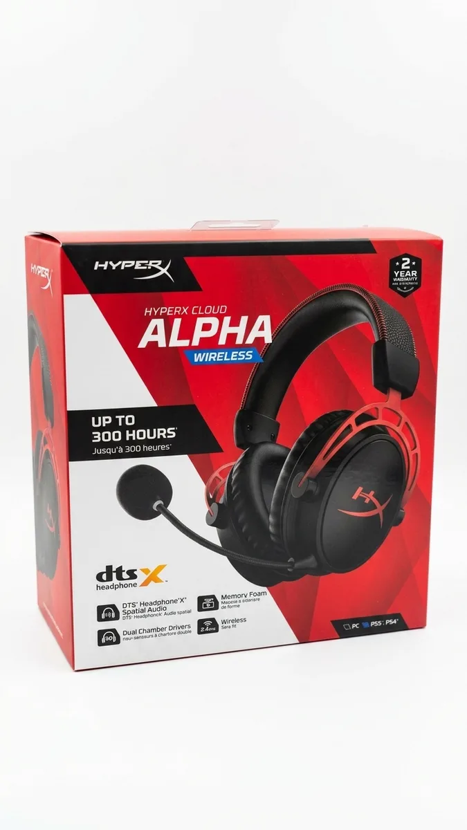 Audifonos Gamer inalambricos profecionales HyperX Alpha
