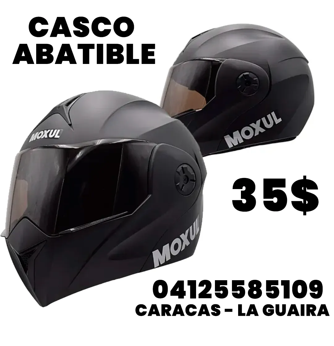 casco abatible moxul negro XL